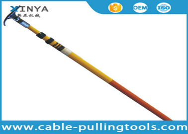 Easy Maintenance Fiberglass Telescopic High Voltage Hot Stick With Length 3 - 12 Meters