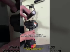 Al ve Cu kablolarını, ACSR iletkenlerini, çelik tellerini keser.