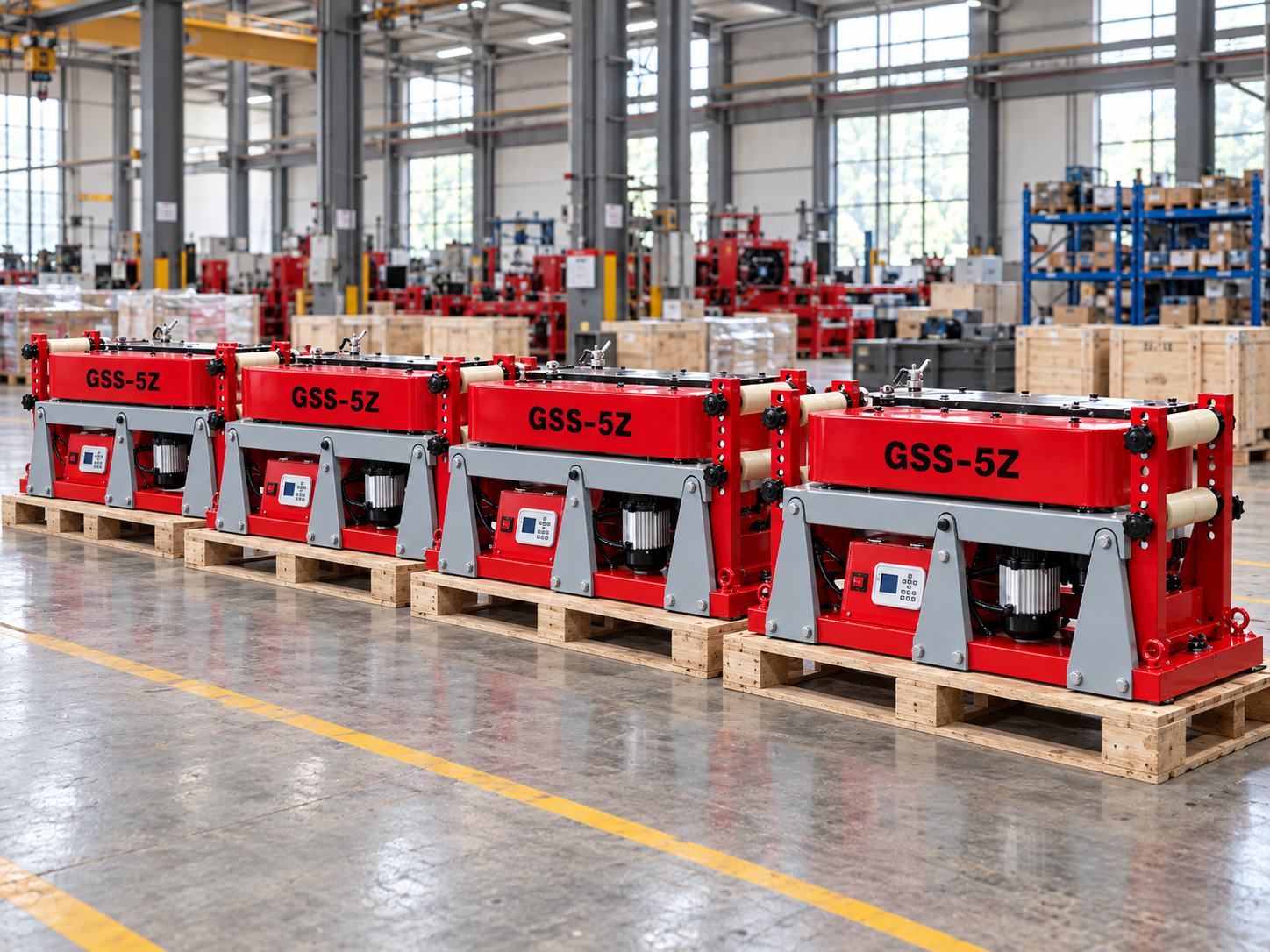 Son şirket blogları hakkında Brunei'de 100mm Güç Kablosu Montajı İçin Senkronize Kontrollü 4× GSS-5Z Kablo Konveyörleri