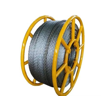 20mm Yüksek Güçlü Torsiyon Karşıtı Çelik Tel Kablo, iletim hattı gerginlik kablolaması için
