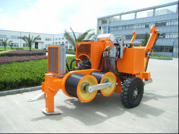 satın al Cummins Motor Kablosu Yaylı Serme Ekipmanları 90KN Hidrolik Kablo Çektirme Vinçi online manufacture