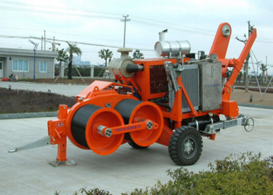 satın al 220KN Kapasitesi, Sonsuz Değişken Hız ve Kablo Bağlama Ekipmanı için Otomatik Aşırı Çekim Koruması ile Hidrolik Kablo Çekicisi Çekici online manufacture