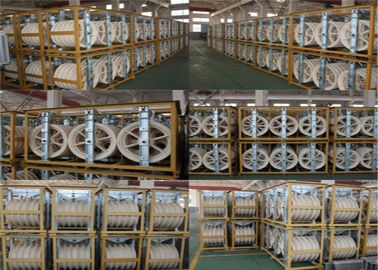satın al Four Bundled Conductor Pulley Block Section Area Under 630mm2 Line Stringing With Nylon Wheel online manufacture
