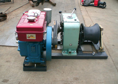 satın al 50 KN Diesel Engine Cable Winch Puller Light Weight in Fast Speed online manufacture