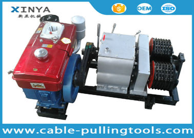 satın al Double Drum Hoist Winch 5 Ton with Diesel Engine for tower erection online manufacture