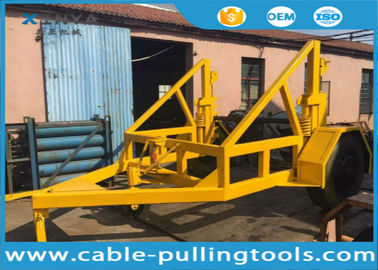 satın al 3T - 10T Heavy duty suspension cable drum reel carrier trailer for cable pulling online manufacture