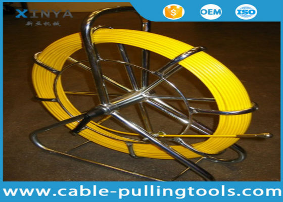 satın al Kablo çekimi için yüksek yoğunluklu polietilen kaplama ve fiberglass çekirdeği ile 6 mm hafif cam lif itme çubuğu online manufacture