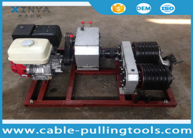 satın al 5T Cable Drum Gasoline Engine Powered Winch For Pulling / Lifting During Tower Erection online manufacture
