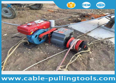 satın al Portable 1T Diesel Engine Electrical Wire Pulling Tools With Dyneema Rope online manufacture