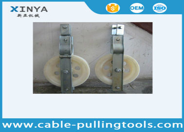 satın al Nylon Sheave Stringing Pulley Block Transmission Line Stringing Tools With 10KN Load Capacity for 95-120mm2 Conductor online manufacture