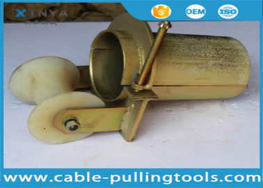 satın al Bell Mouth Cable Roller for Pulling 100mm Cable With Nylon Wheel online manufacture