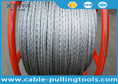 satın al Havai Hat Aktarma Sırasında Kablo Çekme İçin Anti Bükümlü Galvanizli Çelik Halat online manufacture