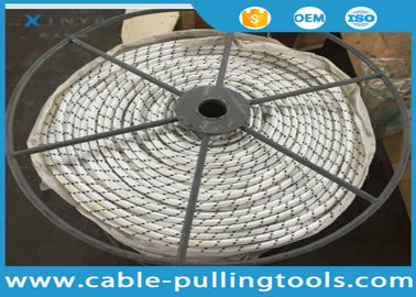 satın al High Strength Fiber Optic Cable Tools Polyester PP Double Braided Rope For Pulling OPGW online manufacture