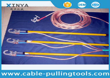 satın al 110 KV Earthing Device Safety Tools Electrician 220KV With Copper Wire / Ground Clip online manufacture