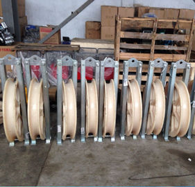 satın al Fiber Optik Kablo Hattı Temel İnşaat Aletleri Büyük çaplı φ660x100mm Dingil Kasnak Blokları online manufacture