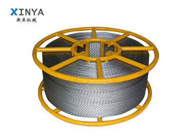 satın al Hexagon Anti Twisted Pilot Rope Galvanised Steel Wire Rope With 12 Strands online manufacture
