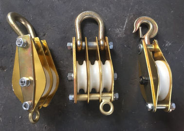 satın al Aluminium Alloy Block And Tackle Pulley 20KN for Power Construction online manufacture