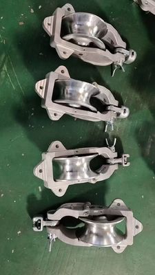 satın al 7 inç yüksek dayanıklı rulo tekerlekli kablo rulo ağır yüklü çelik çerçeve ve hava ve korozyona dayanıklı ipleme bloğu ile online manufacture