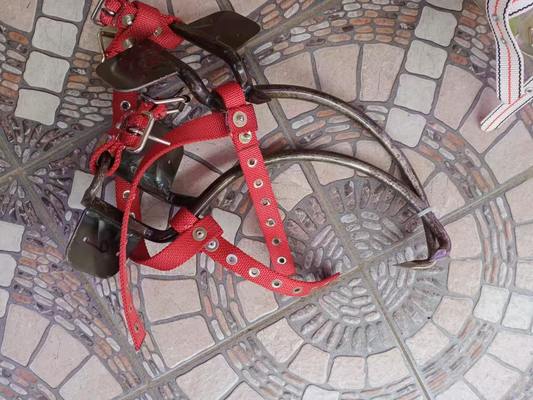 satın al Heavy-Duty Adjustable Wood Pole Climber with Sharp Spikes for 300mm Utility Poles online manufacture