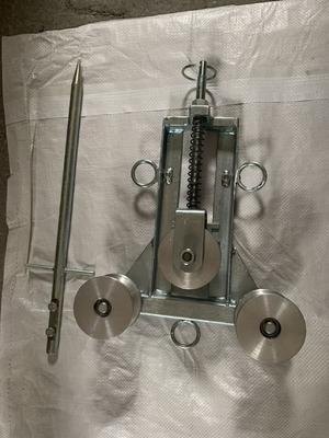 satın al Three-Wheel Grounding Pulley Block with 60-75mm Aluminum Pulley for Line Transmission Stringing online manufacture