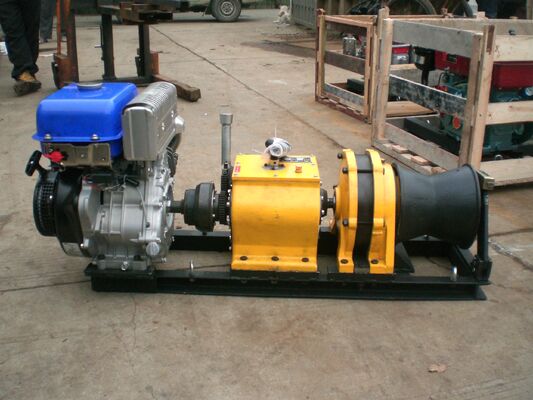 satın al 5-Ton Gasoline-Powered Cable Winch Puller with Fast Line Speed for Heavy-Duty Wire Pulling online manufacture