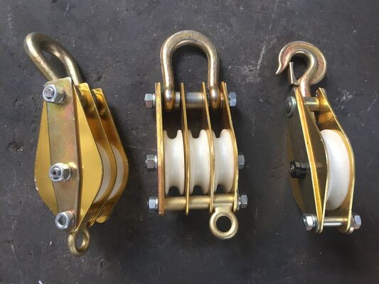 satın al Alüminyum Alaşım Snatch Block Tel İpi Çubukları, Nilon Tekerle ve Yan Açma Tasarımı ile Ağır Görevli Taşınma online manufacture