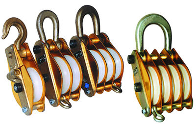 satın al Üç Tekerlek 30KN Çelik PULLEY BLOCK SNACH BLOCK İP ÇEKİMİ online manufacture