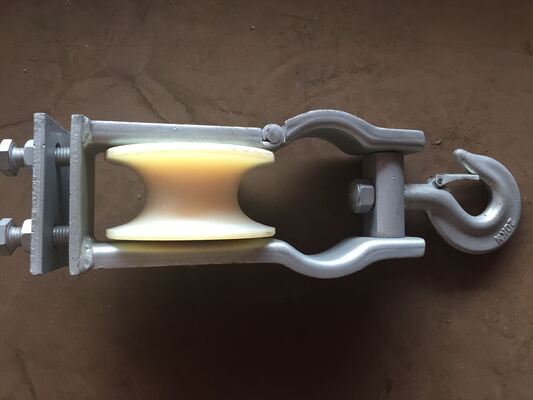 satın al Universal Crossarm Stringing Pulley with Hooked Style Design and 120x58mm Wheel Size for Transmission Line Stringing (Haklı Stil Tasarımı ve 120x58mm Tekerlek Boyutu ile Evrensel Crossarm Stringing Pulley) online manufacture