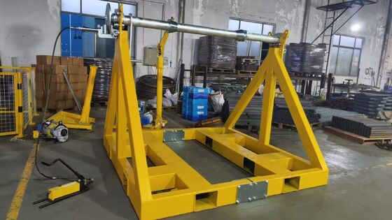 satın al Ağır Güçlü 12T Yük Kapasitesi Modüler Tasarım ve Kablo İşleme için Hidrolik Fren Sistemi ile Hidrolik Bobin Standı online manufacture