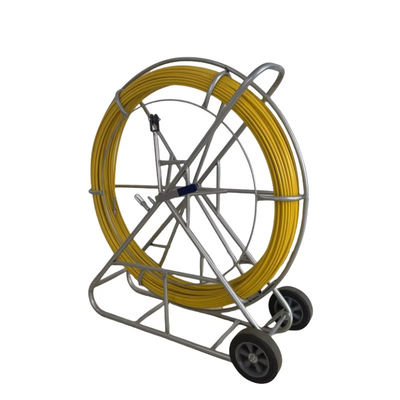 Uzunluk Fiberglass Fiber Snake Kablo Duct Rodder Telekom Optik Fiber Kablo Çekme ve Temizlik için İtme Çubuğu