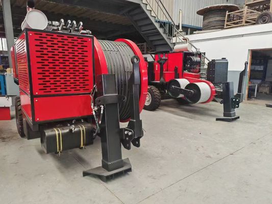 SA-YQ60 60KN Dizel motorlu hidrolik kablo çekicisi