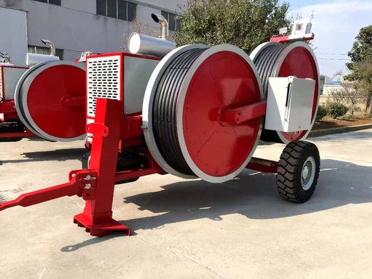 2x50KN iki iletken bağlamak için hidrolik germe tel germe cihazı