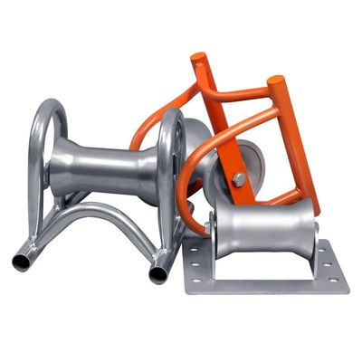 Yeraltı Tek Kablo Taşıma Rehberi Roller Alüminyum Naylon Tekerlek Manhole Kablo Roller