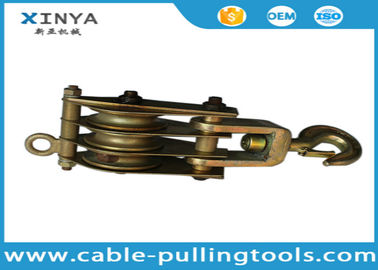 Üç Tekerlek 30KN Çelik PULLEY BLOCK SNACH BLOCK İP ÇEKİMİ