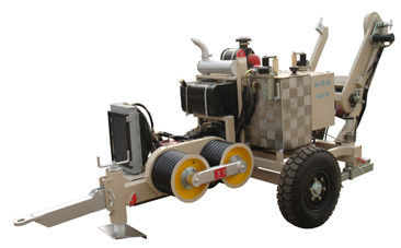 220KV İletim Hattı için Dizel Motorlu 40KN Hidrolik Kablo Çektirmesi