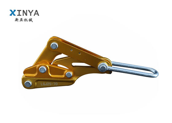 40KN Rated Load Aluminium Alloy Wire Grip with 32mm Max Open and Corrosion Resistant Come Along Clamp